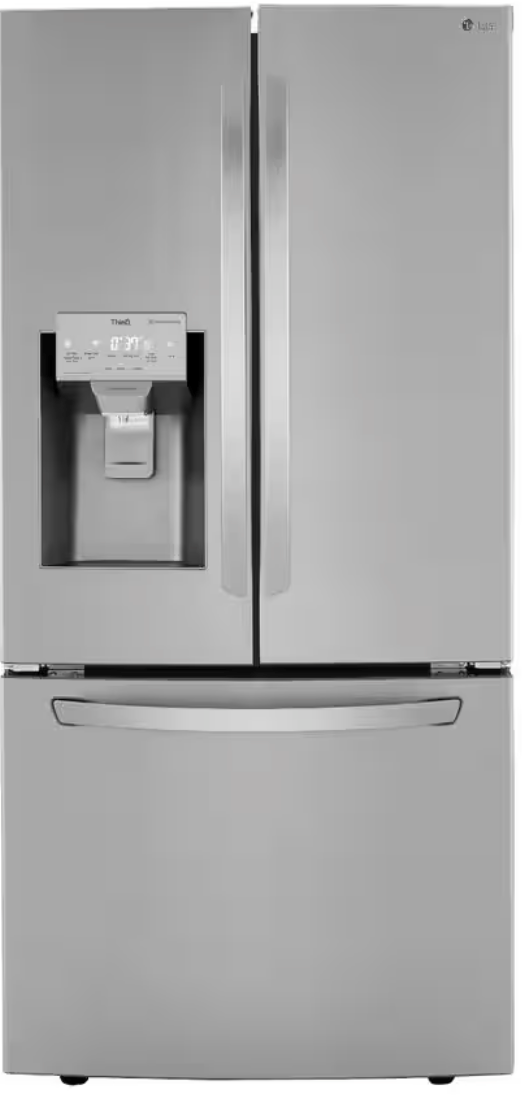 Refrigerador LG de 25 cu. ft. con Sart Wi-Fi, Sistema de Hielo SpacePlus®